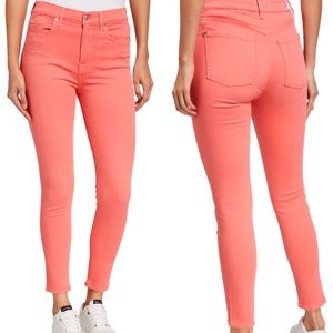 Just Black Women's Skinny Jeans in Coral